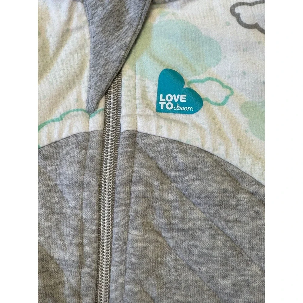 Love To Dream Sleep Suit 1.0 TOG Gray Cloud Quilted Sleep Sack 6-12 Months